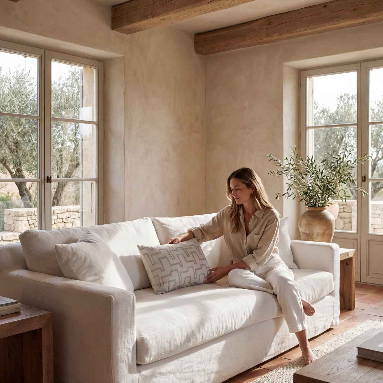 Quels coussins pour un canapé gris ? Mes conseils pour une déco douce et authentique