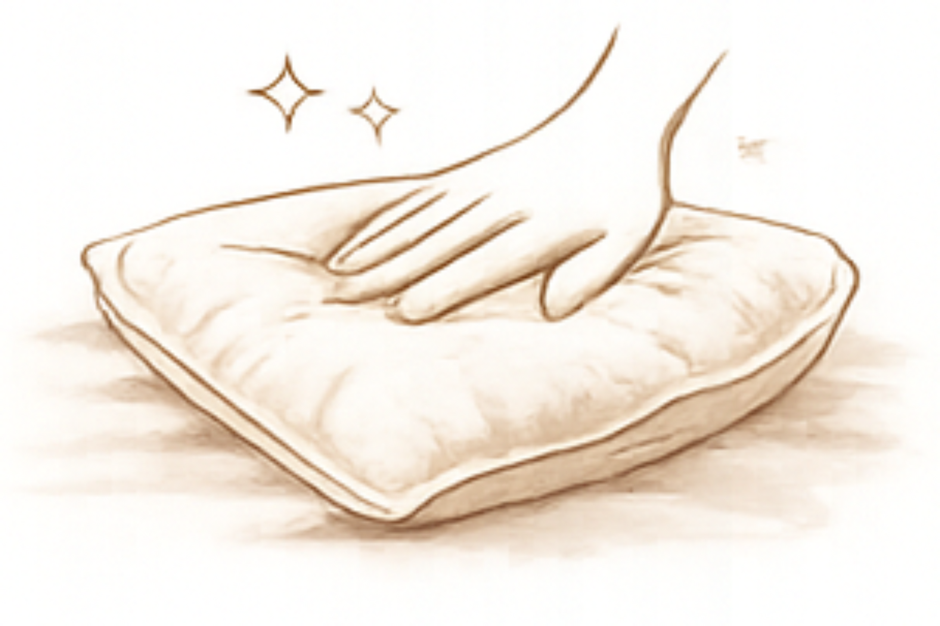 illustration des bienfaits pour un coussin naturel 